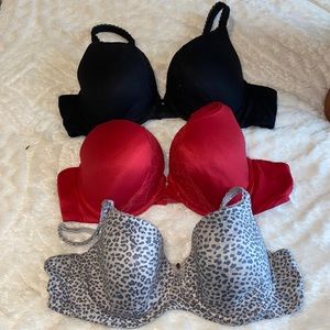 3 Victoria's Secret 38 C bra bundle